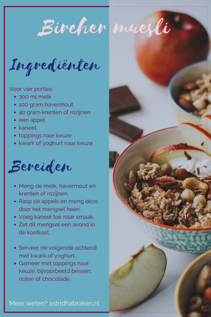 Recept Bircher Muesli Terug naar Tirol