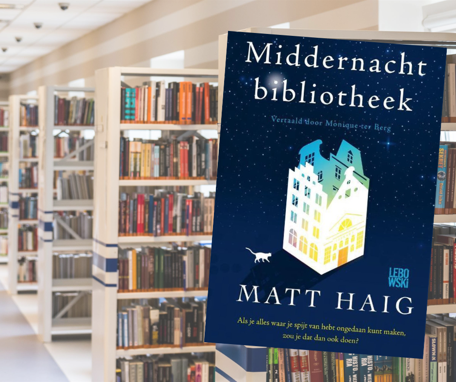 Middernachtbibliotheek cover in bibliotheek